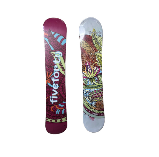 Fiveforty Brand Snowboard 153cm - Flowers